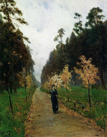 Autumn Day, Aokolniki, 1879, Isaac Levitan