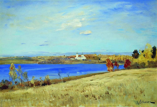 Autumn River, 1899, Isaac Levitan