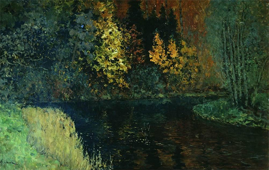 Autumn at River Istra, 1886, Isaac Levitan