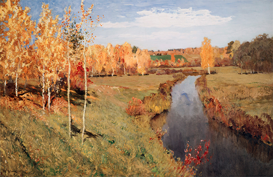 Golden Autumn, 1895, Isaac Levitan