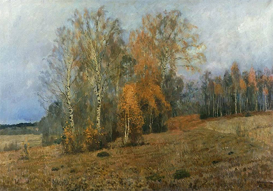 October, 1891, Isaac Levitan