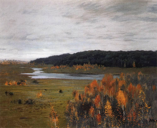 Valley of the River, Autumn, 1896, Isaac Levitan