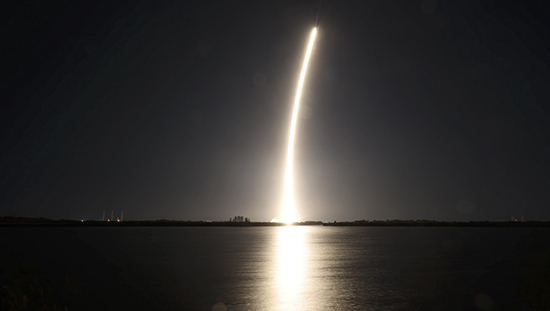 Launch of Rocket from Kennedy Space Center, Florida, January 15, 2025