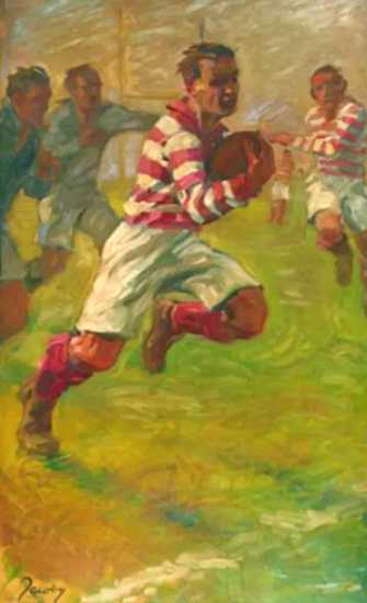 Rugby, 1928, Jean Jacoby, Olympic Museum, Lausanne 