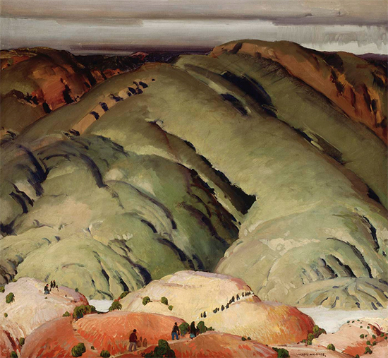 Mountain Forms II, painting by Victor Higgins