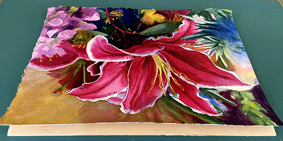 Dorlands Wax Medium No Need For Framing Watercolor Behind