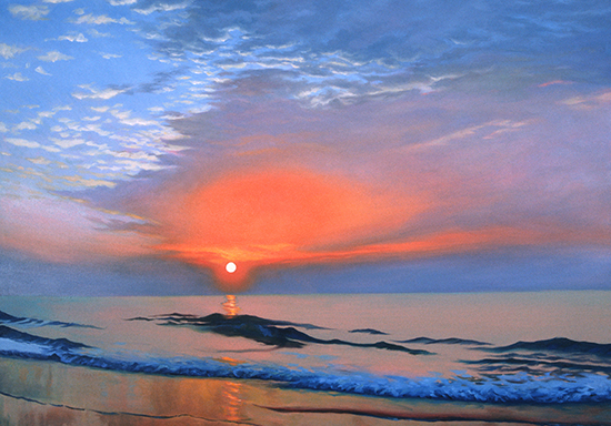 Painting of Ocean by John Hulsey