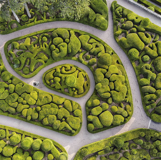 Photograph of Les Jardins de Marqueyssac courtesy of Marqueyssac Website