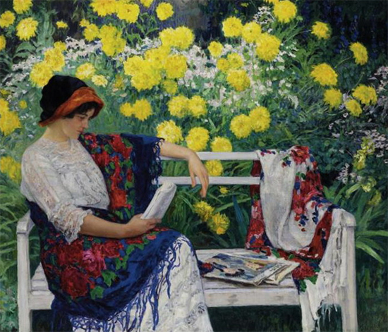 Reading in the Garden