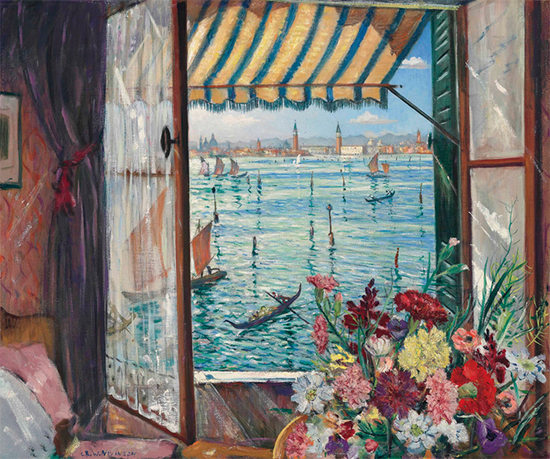 From a Venetian Window, 1934, Christopher Richard Wynne Nevinson