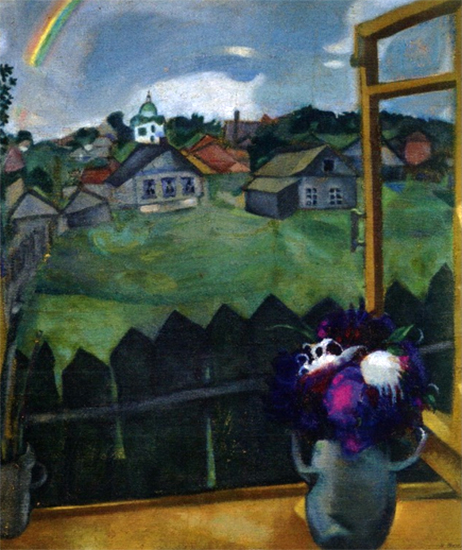 Window Vitebsk, 1908, Marc Chagall