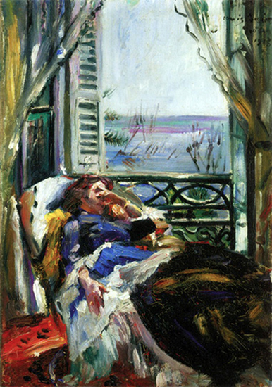 Woman in a Deck Chair by the Window, 1913, Lovis Corinth