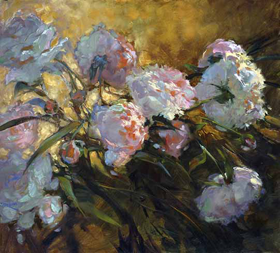 Her Favorite Flowers oil painting © Susan Blackwood