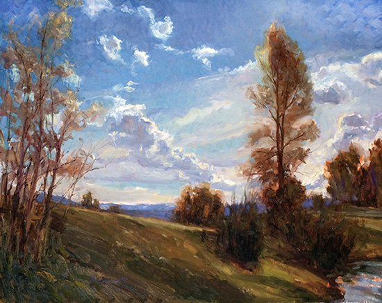 Lyrical Light, 24 x 30", Oil, © Howard Friedland