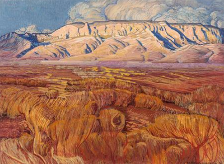 Scandia Mountains, 1949, painting by Ernest L. Blumenschein