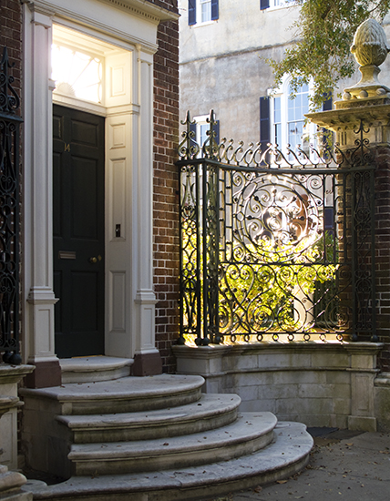 Photo of house on Legare Street, Charleston, S.C., by John Hulsey