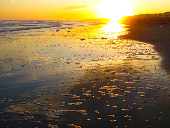 Photo of beach, Isle of Palms, S.C., by John Hulsey