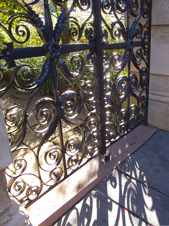 Gate detail, Sword House, Charleston, S.C., by John Hulsey