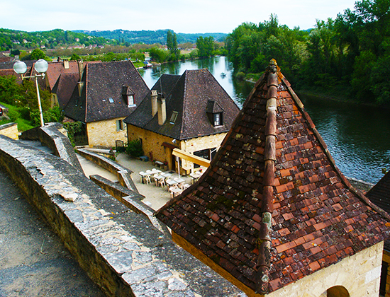 Photo of La Roque Gageac, Dordogne, France, by John Hulsey