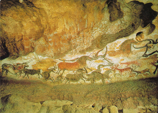Cave Paintings in Lascaux II, France