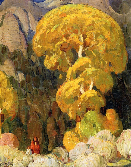 Cottonwood in the Indian Canyon, W. Herbert Dunton