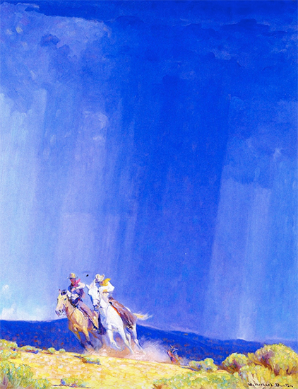 The Shower, ca. 1914, painting by W. Herbert Dunton