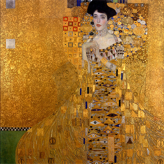 Portrait of Adele Bloch-Bauer I, 1907, Gustav Klimt