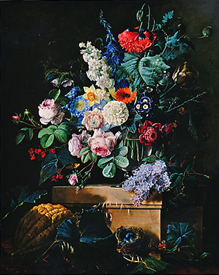 floral still life oil paintings