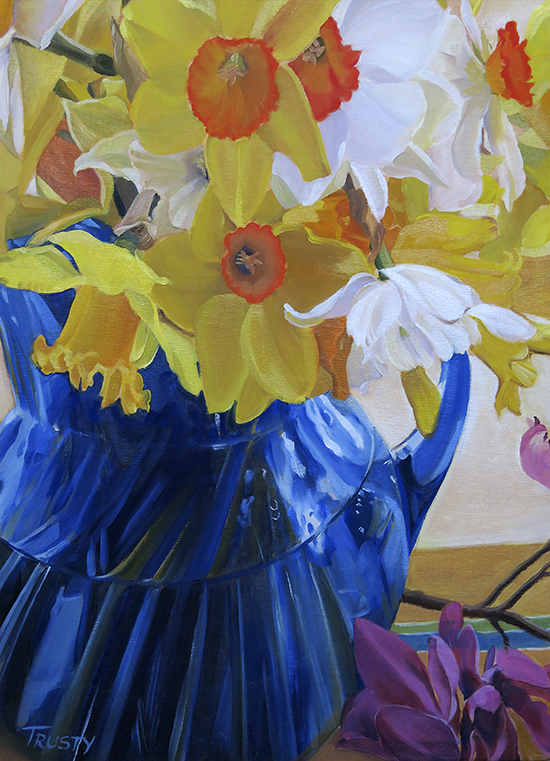Spring Delight, 12 x 16", Oil, © Ann Trusty