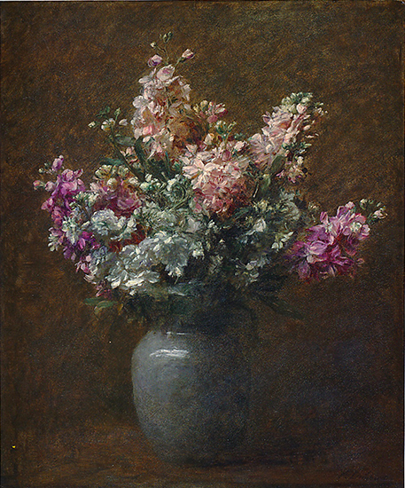 oil painting of flowers by Victoria Dubourg Fantin - LaTour