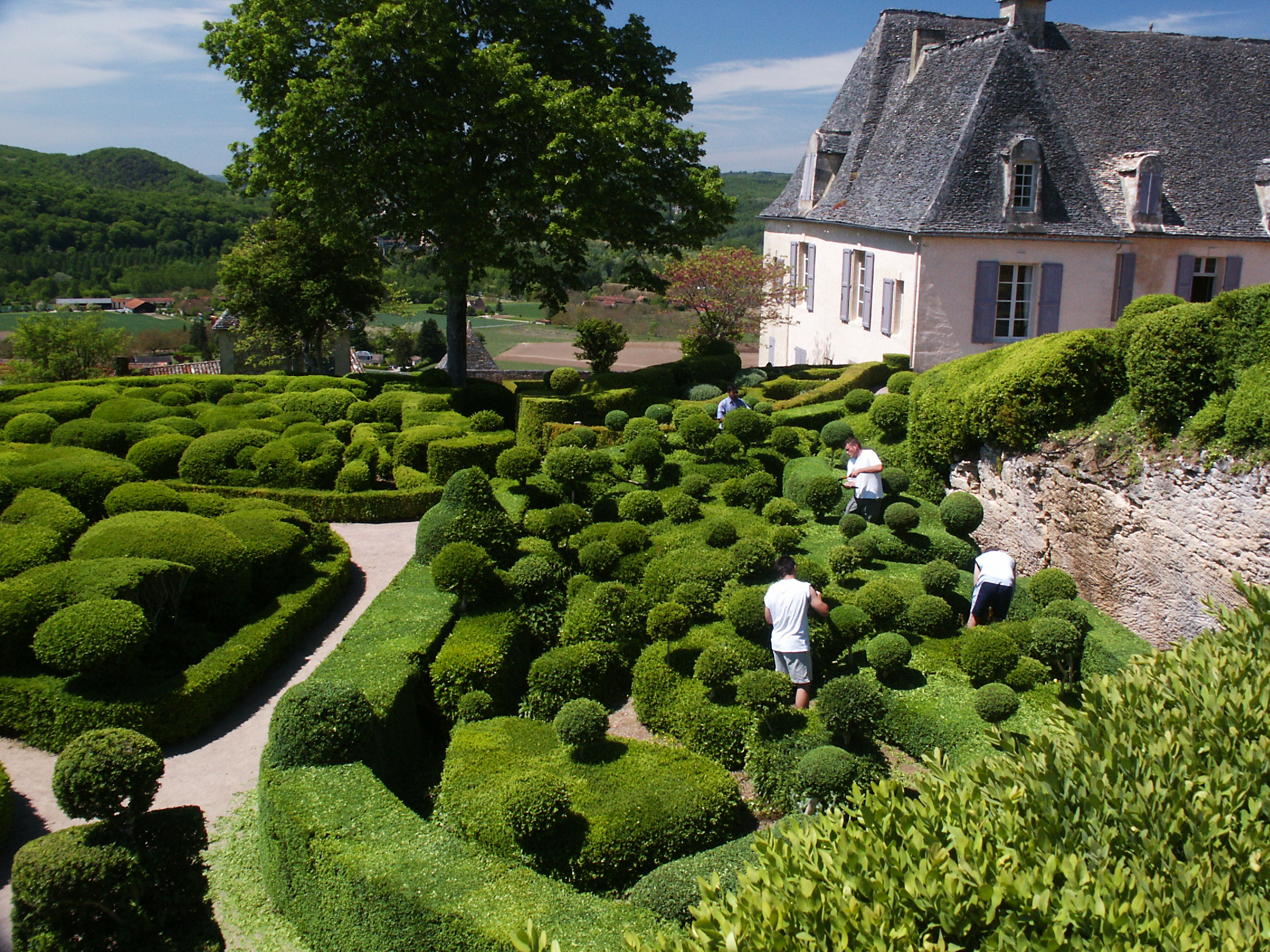 Photo of Gardens at Marqueyssac, Dordogne, by John Hulsey