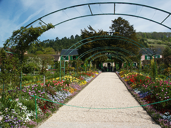 Photograph of Monet's gardens, Giverny, France, by Ann Trusty