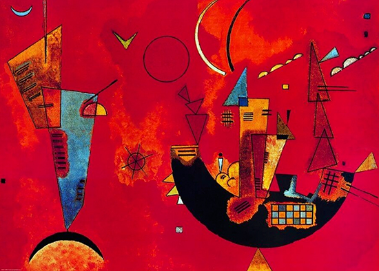 Mit Und Gegan, 1929, Wassily Kandinsky