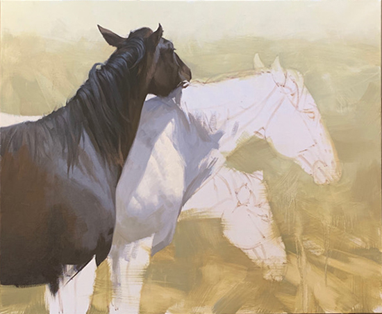 Tres Amigos, Step 3, Oil, © Laurie Kersey