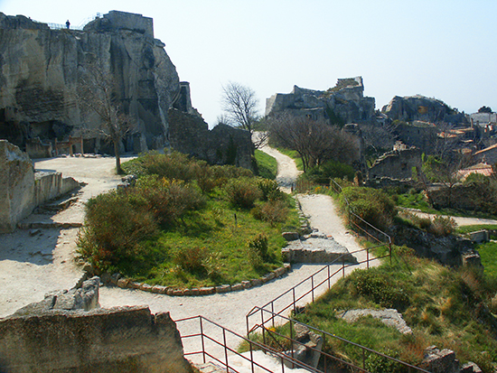 photo of Les Baux castle ruins.©J.Hulsey