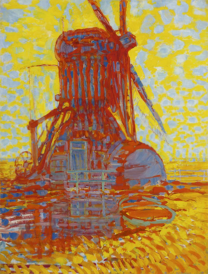 Mill in Sunlight, 1905, Piet Mondrian