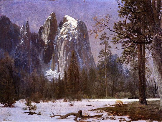 Bierstadt painting of Yosemite