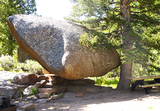 Photograph of Balanced Rock at Vedauwoo Wyoming