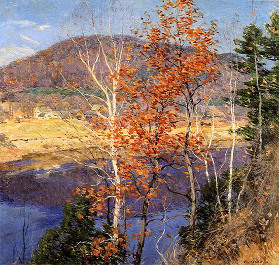 Closing Autumn, 1924, Willard Metcalf