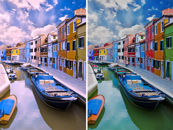 EnChroma Comparison Image from Venice