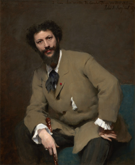 Portrait of Carolus Duran, 1879, John Singer Sargent.