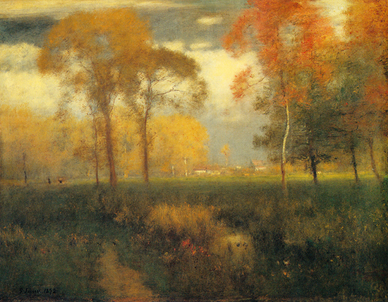 Sunny Autumn Day 1892 by George Inness