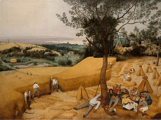The Harvesters, 1565, Pieter Bruegel the Elder