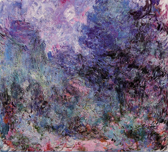 The House Seen from the Rose Garden, 1922-24, Claude Monet