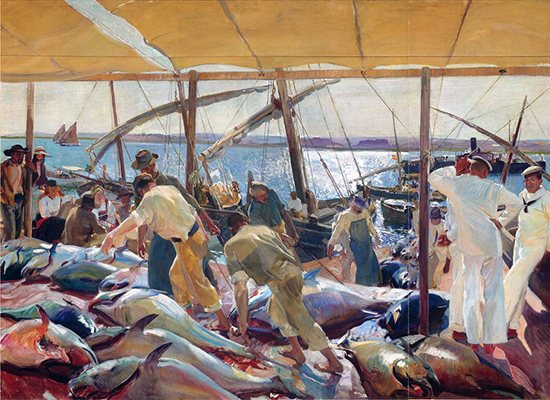The Tunny Catch (PD US) Sorolla