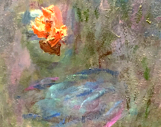Detail from Monet Waterlily Panel