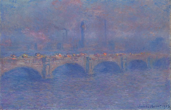 Waterloo Bridge, Sunlight Effect, 1903, Claude Monet