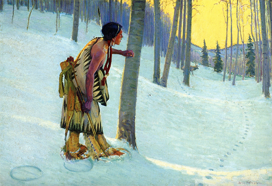 The Elk Hunter, painting by Bert Geer Phillips