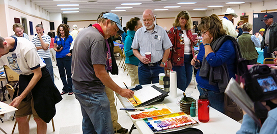 Photo of quick draw in Dubois, Wyoming. photo ©A. Trusty