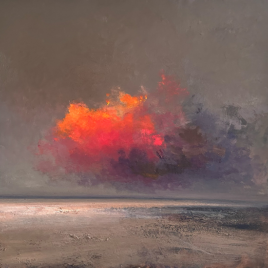 Sunday's Cloud, 30 x 30", Oil, © Richard K. Blades